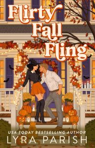 Flirty Fall Fling by Lyra Parish book cover, full spoiler review on Plot Twisted